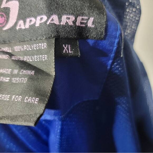 Size XL J 5 Apparel Women's %100 Polyester Jacket Full Zip Blue - Picture 10 of 11